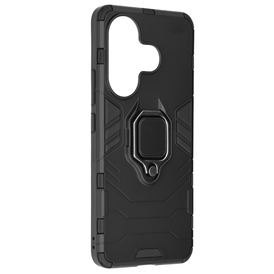 Husa pentru Xiaomi Poco F6 cu inel magnetic, antisoc, SKDR Forged - Negru - 5