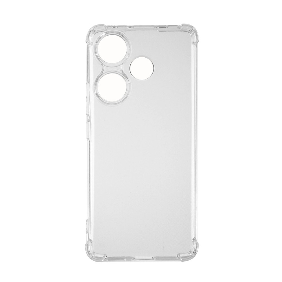 Husa pentru Xiaomi Poco F6 , SKYDDAR INNOVATION, Shockproof Clear din Silicon Slim, Transparenta, set cu sticker - 2 | YEO