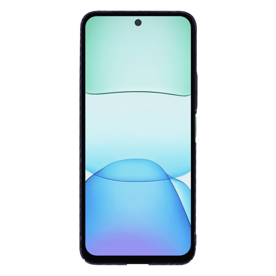Husa pentru Xiaomi Poco M6 / Redmi 13, Finisaj Premium cu Textura de Carbon, Design Elegant, SKDR CarbonFlex - Mov - 1 | YEO