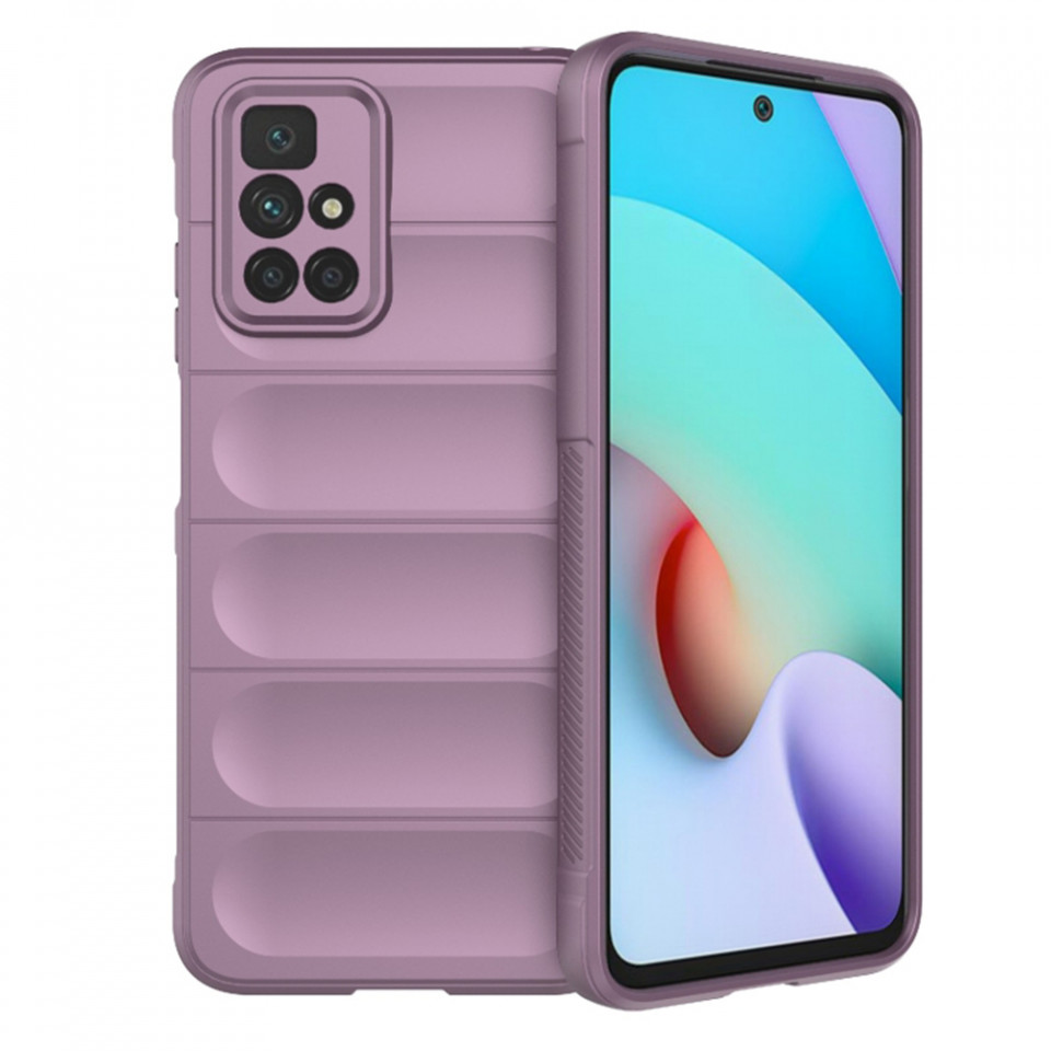Husa pentru Xiaomi Redmi 10 / Redmi 10 2022 eleganta, din silicon mat, SKDR Vogue - Mov