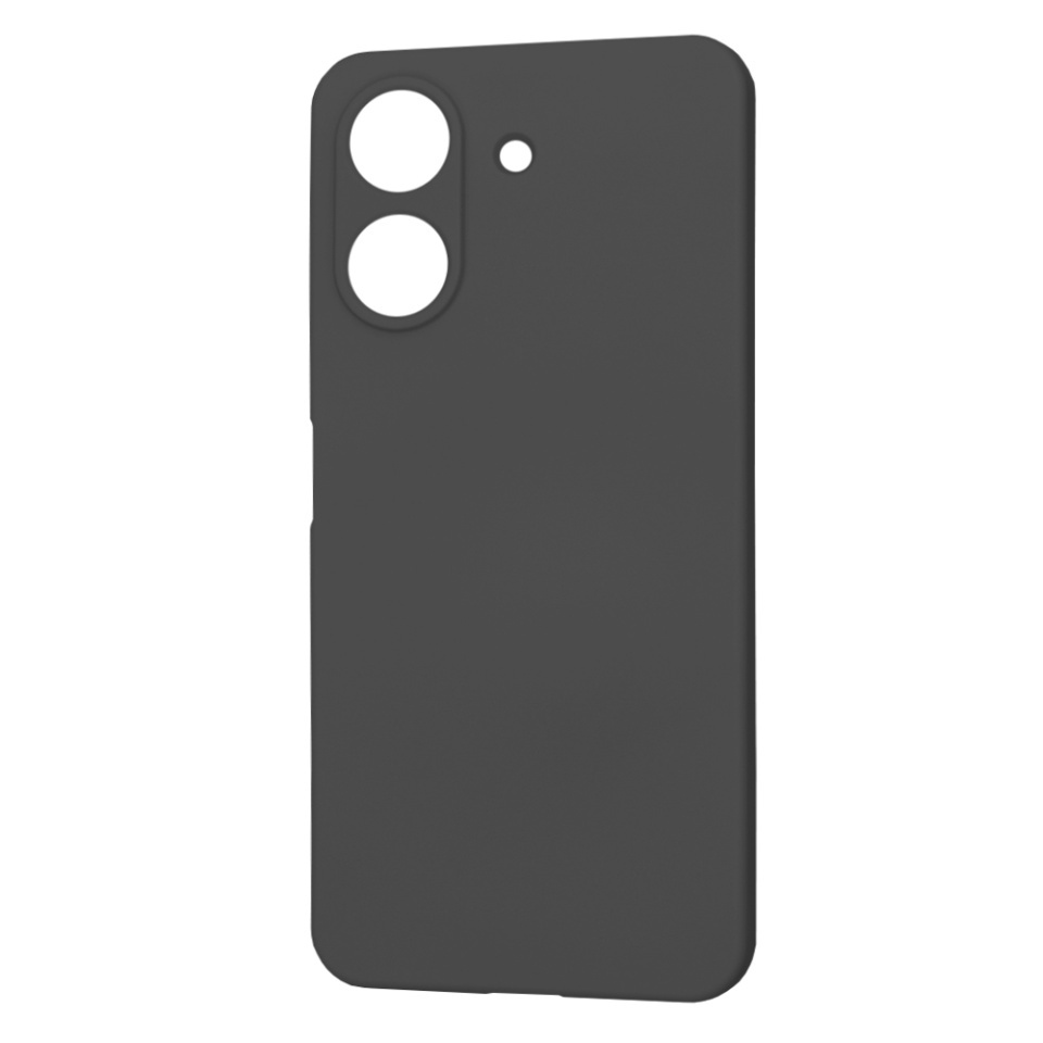 Husa pentru Xiaomi Redmi 13C 4G / Poco C65, SKYDDAR INNOVATION, din Silicon Catifelat, SoftElegance, set cu sticker, Negru - 3 | YEO