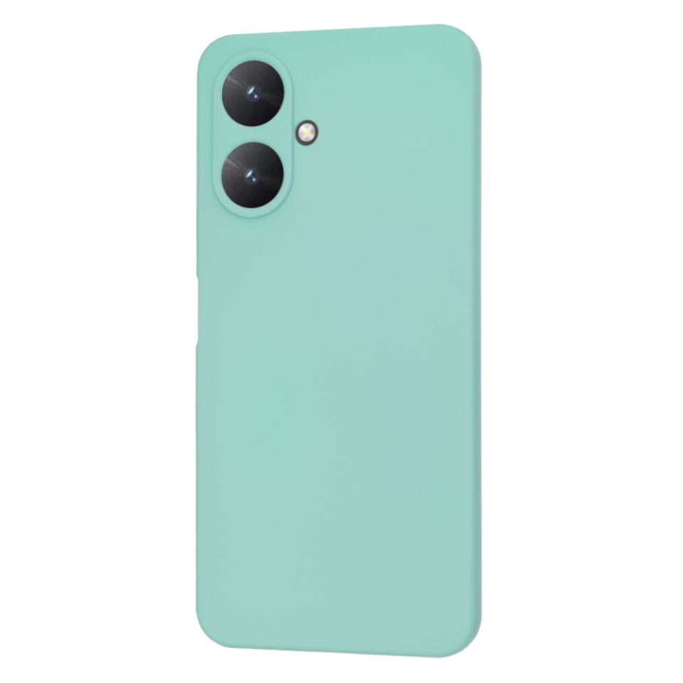 Husa pentru Xiaomi Redmi 13C 5G, SKYDDAR INNOVATION, din Silicon Catifelat, SoftElegance, set cu sticker, Turcoaz - 2 | YEO