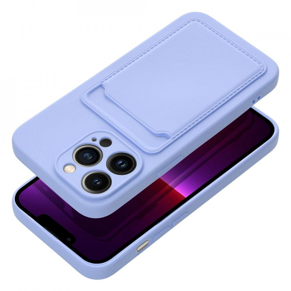 Husa pentru Xiaomi Redmi 13C din silicon, Skyddar Cards - Mov