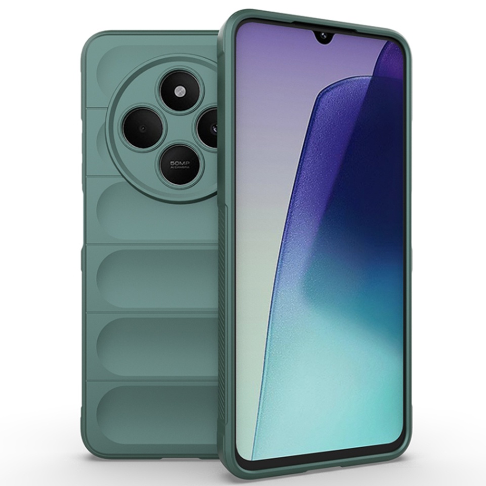 Husa pentru Xiaomi Redmi 14C eleganta, din silicon mat, SKDR Vogue - Verde