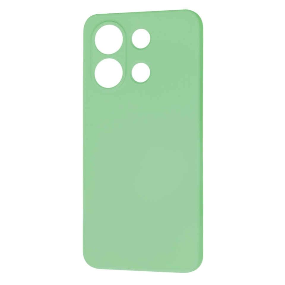 Husa pentru Xiaomi Redmi Note 13 4G, SKYDDAR INNOVATION, din Silicon Catifelat, SoftElegance, set cu sticker, Verde deschis - 3 | YEO