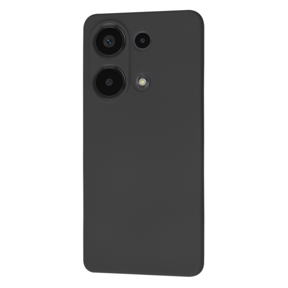 Husa pentru Xiaomi Redmi Note 13 Pro 4G / Poco M6 Pro 4G din Silicon Catifelat, Protectie Premium, Skyddar SoftElegance - Negru - 3 | YEO