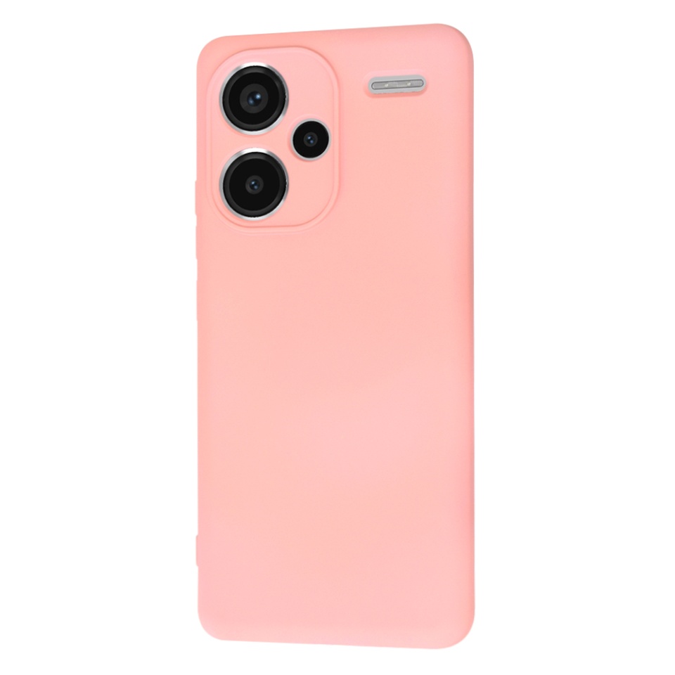 Husa pentru Xiaomi Redmi Note 13 Pro+ 5G din Silicon Catifelat, Protectie Premium, Skyddar SoftElegance - Roz - 3 | YEO
