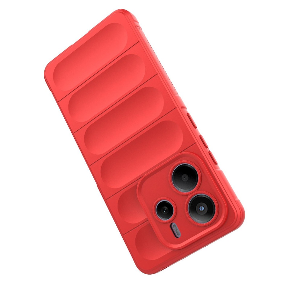 Husa pentru Xiaomi Redmi Note 14 5G eleganta, din silicon mat, Vogue - Negru - 3 | YEO