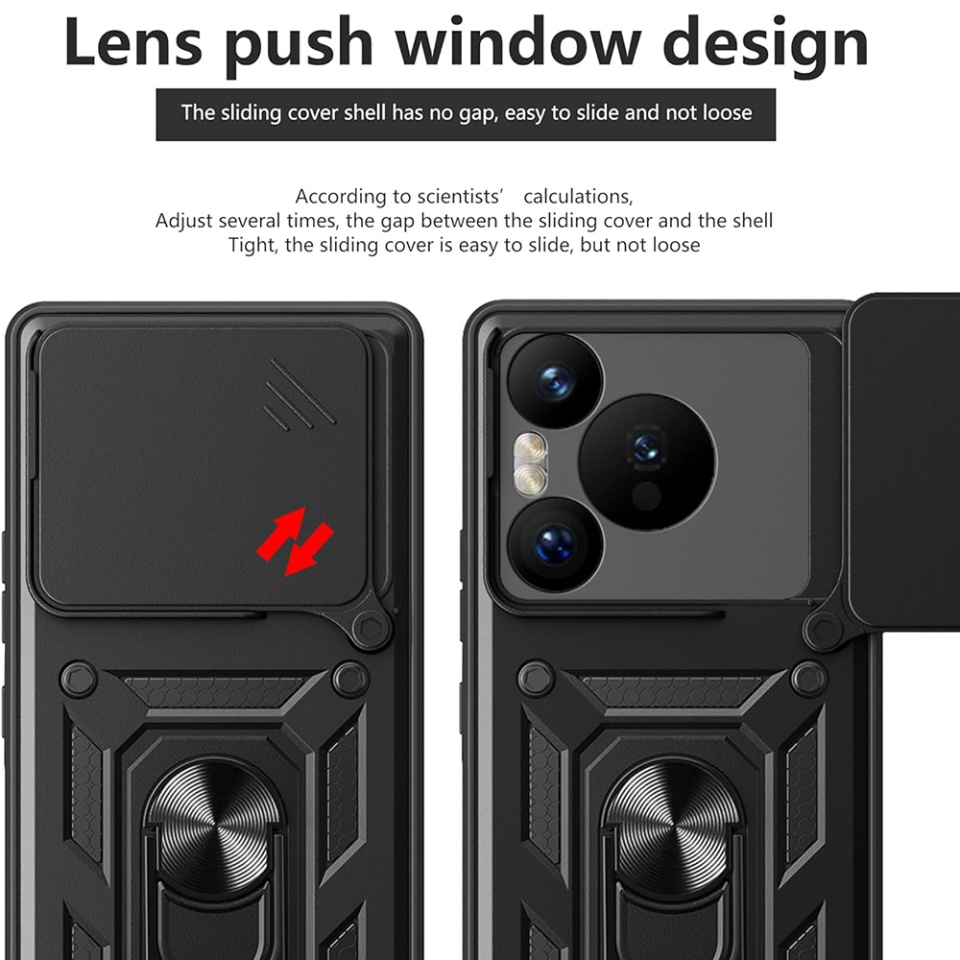 Husa pentru Xiaomi Redmi Note 14 cu inel magnetic si protectie camera Skyddar CamShield - Verde - 2 | YEO
