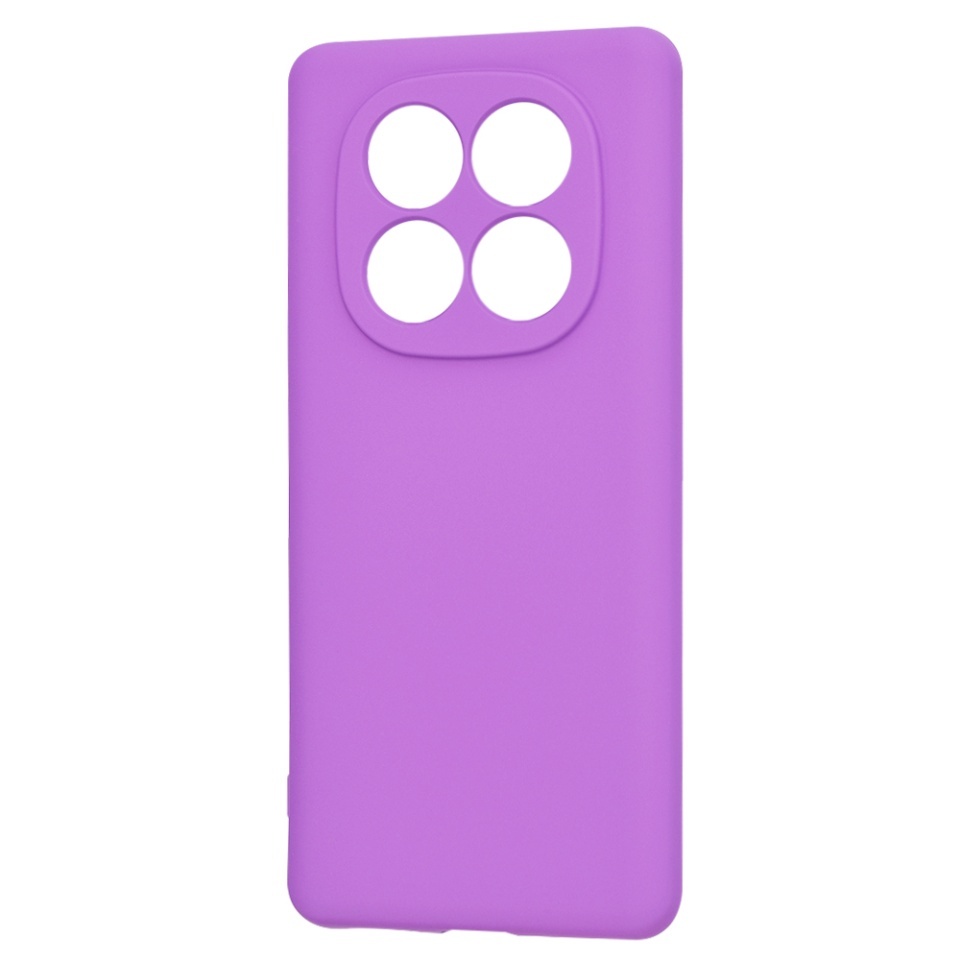 Husa pentru Xiaomi Redmi Note 14 Pro 5G / Poco X7, SKYDDAR INNOVATION, din Silicon Catifelat, SoftElegance, set cu sticker, Mov - 3 | YEO