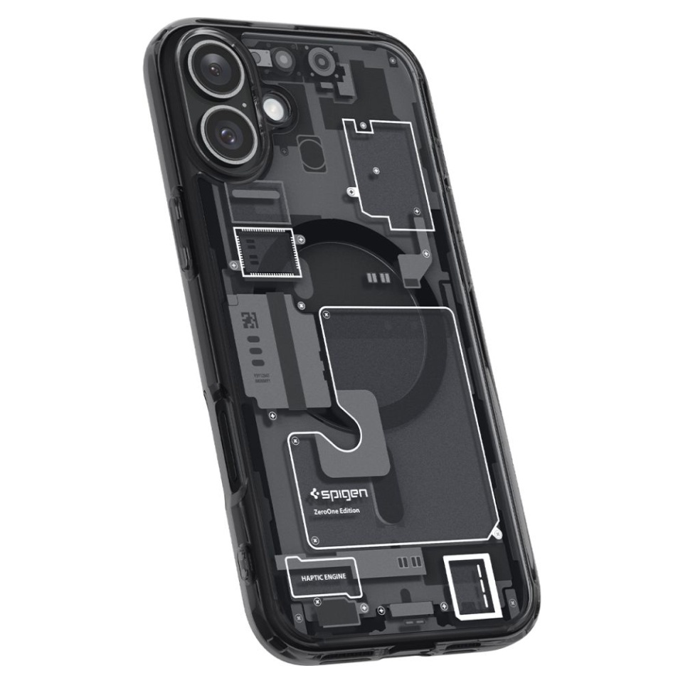 Husa premium iPhone 16, Spigen Ultra Hybrid Zero One - Coral - 1 | YEO