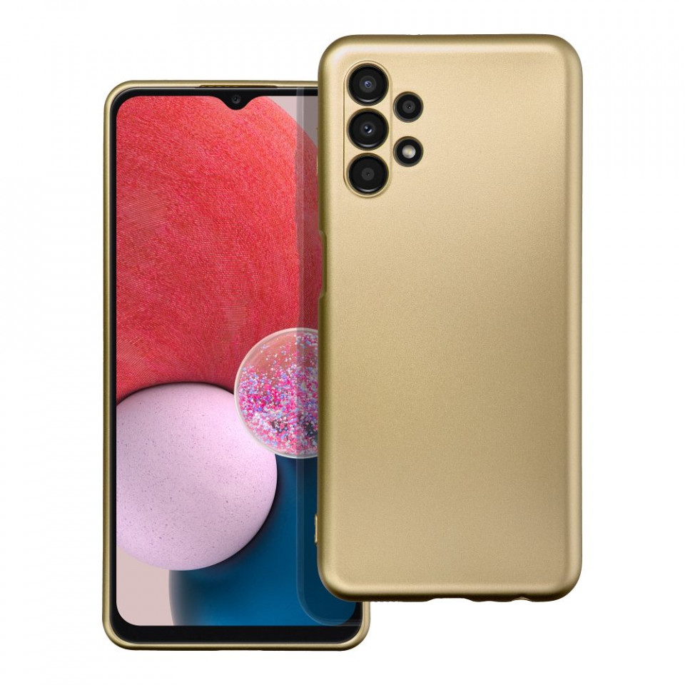 Husa Samsung A13 5G din silicon TPU, METALLIC - Auriu