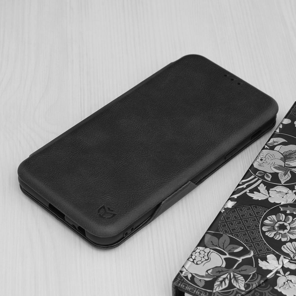 Husa Samsung Galaxy A6 Plus 2018 tip carte magnetica, Techsuit Safe Wallet - Negru - 3 | YEO