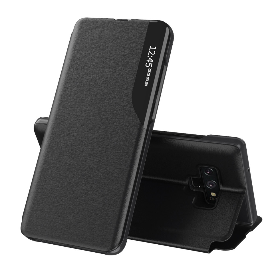 Husa Samsung Galaxy Note 9 tip carte, Techsuit eFold - Negru