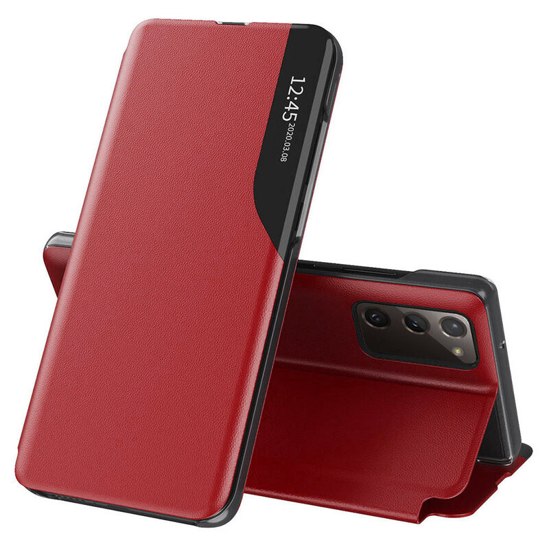 Husa Samsung Galaxy S20 FE tip carte, Techsuit eFold - Rosu