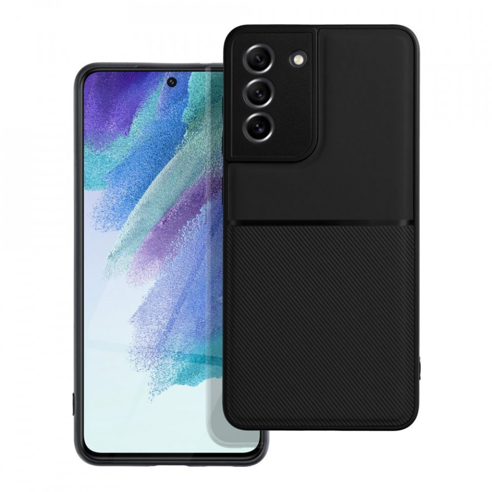Husa Samsung Galaxy S21 FE din silicon TPU, Skyddar NOBLE - Negru