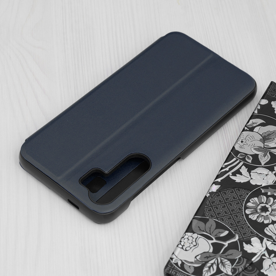 Husa Samsung Galaxy S23 FE tip carte, Techsuit eFold - Albastru - 2 | YEO