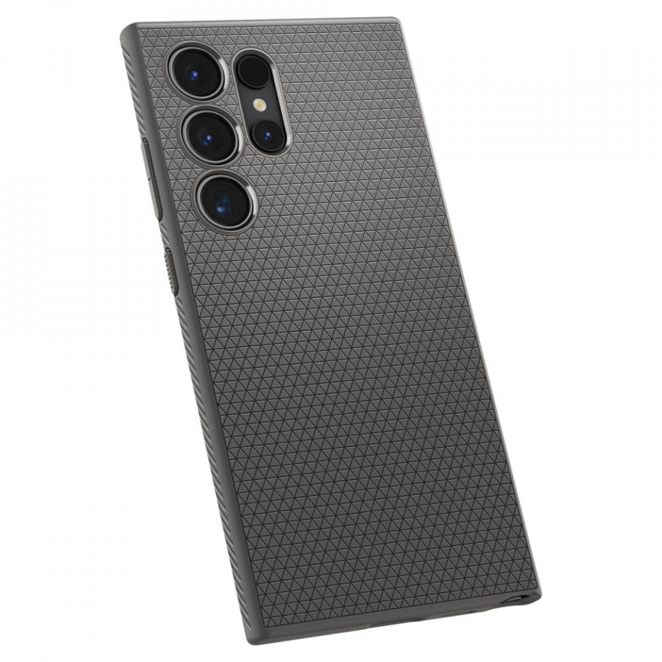 Husa Samsung Galaxy S24 Ultra flexibila, Spigen Liquid Air - Gri - 2 | YEO