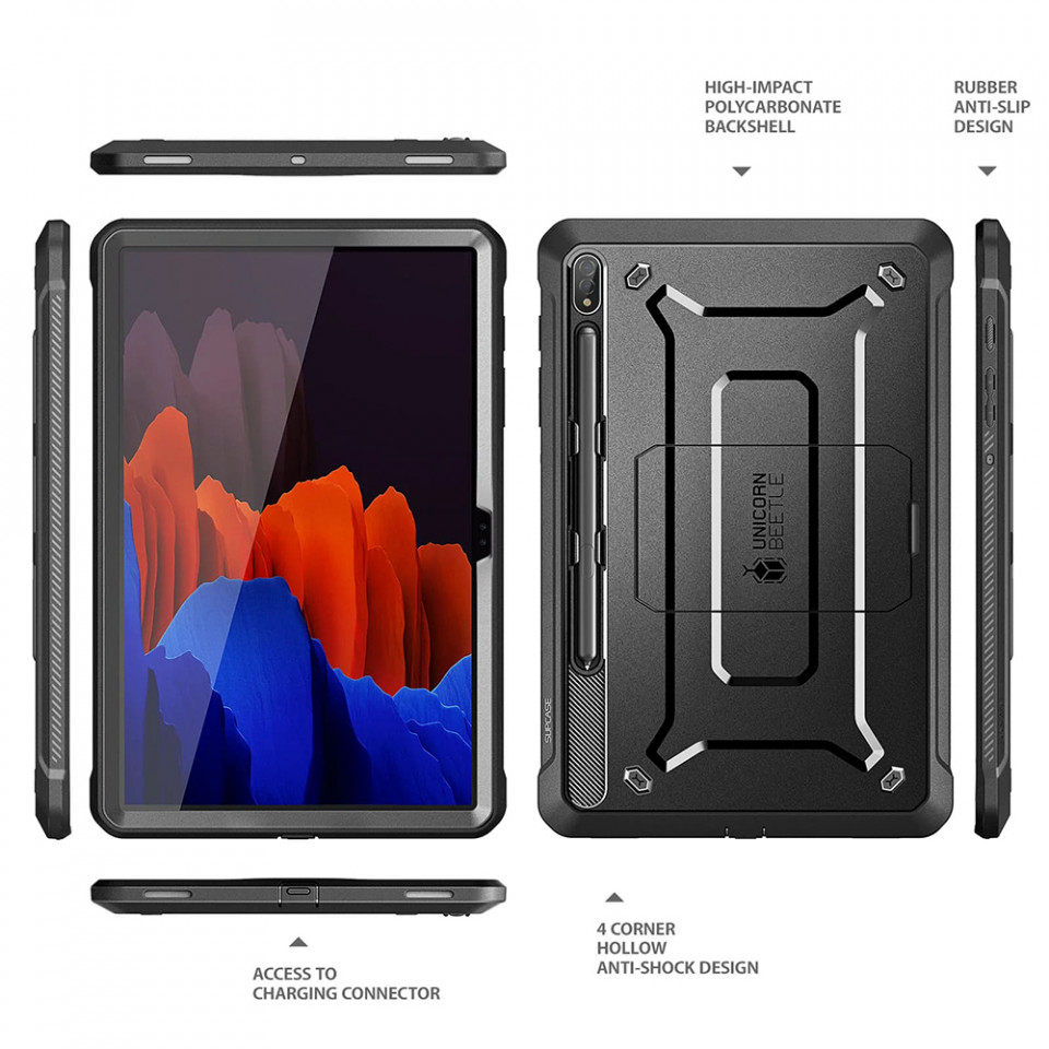 Husa Samsung Galaxy Tab S8 Ultra, Supcase Unicorn Beetle Pro - Negru - 1 | YEO