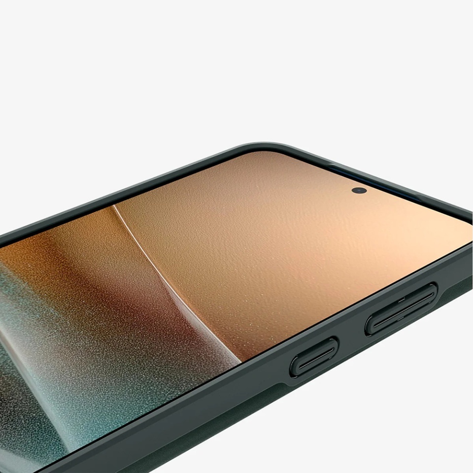 Husa slim Samsung Galaxy S25, Spigen Thin Fit - Verde inchis - 7