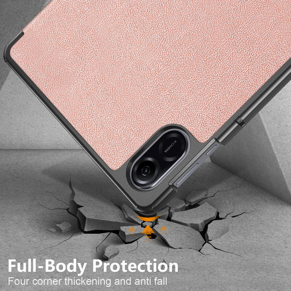 Husa tableta pentru Honor Pad X9 / Pad X8 Pro cu suport Multi-Unghi și functie Sleep/Wake , SKYDDAR FoldVision - Roz - 2 | YEO