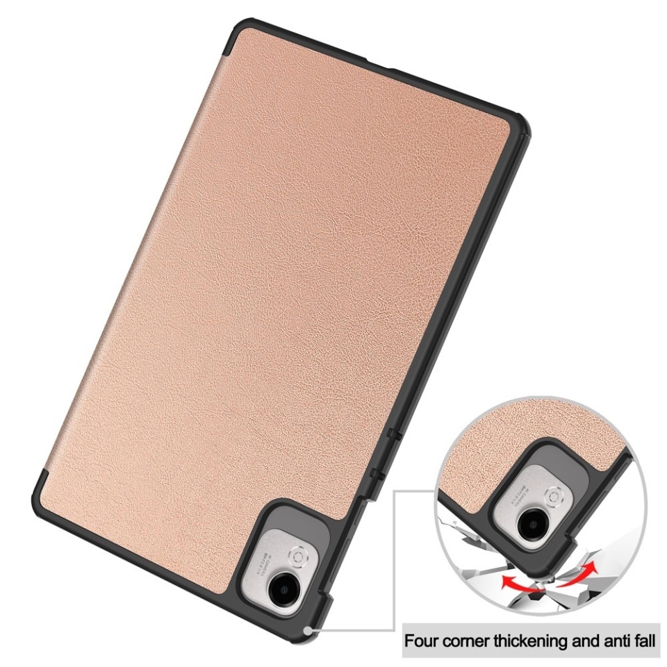 Husa tableta pentru Honor Pad X9a / X9 / X8 Pro / X9 Pro, SKYDDAR INNOVATION, cu suport Multi-Unghi si functie Sleep/Wake, FoldPro, Roz, set cu sticker - 2 | YEO