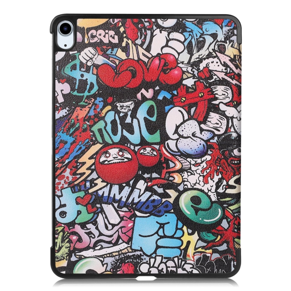 Husa tableta pentru iPad Air 11 (2024) / Air 11 (2025), SKYDDAR INNOVATION, cu suport Multi-Unghi si functie Sleep/Wake, FoldPro, Urban vibe, set cu sticker - 2 | YEO