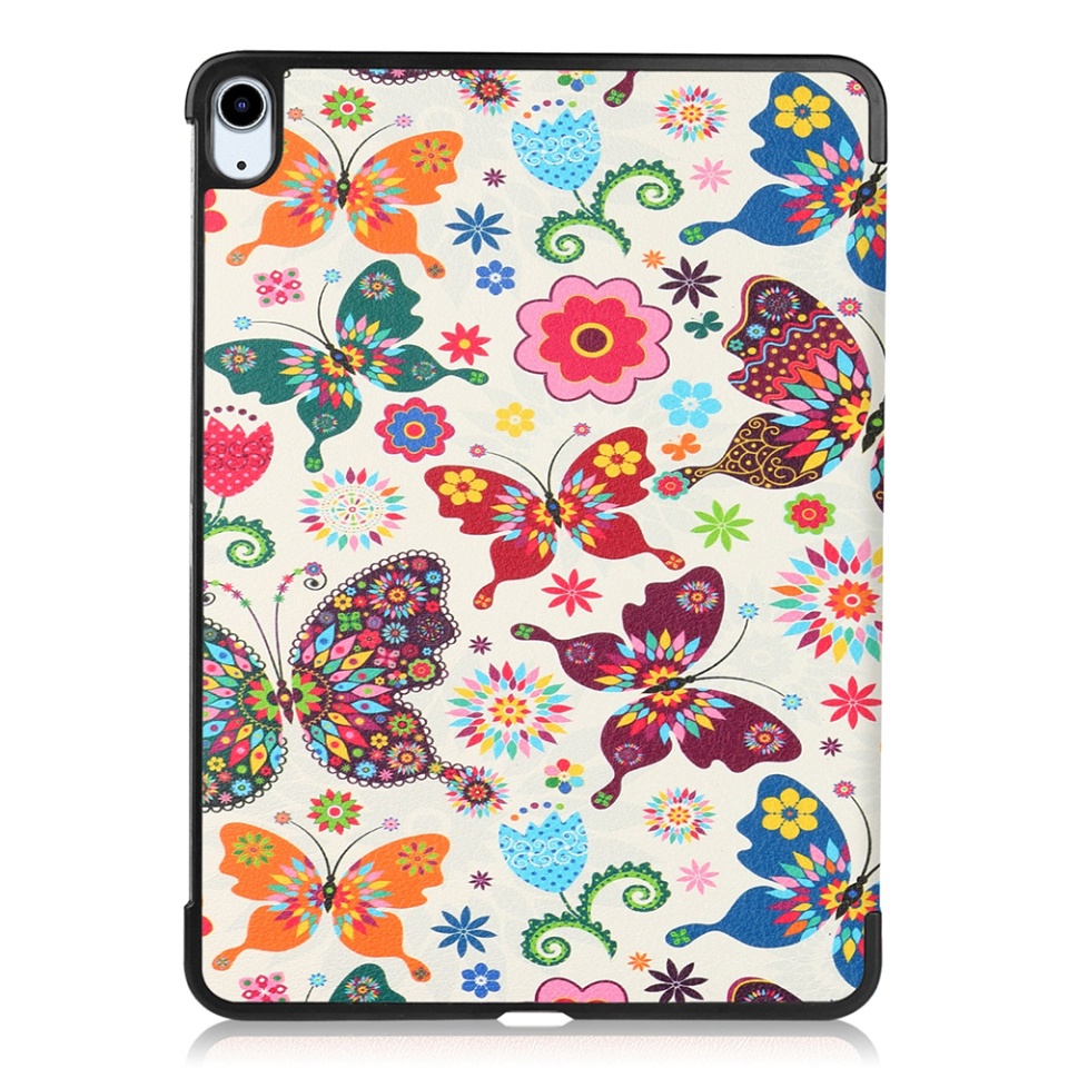 Husa tableta pentru iPad Air 11 (2024) / Air 11 (2025), SKYDDAR INNOVATION, cu suport Multi-Unghi si functie Sleep/Wake, FoldPro, Butterfly, set cu sticker - 2 | YEO
