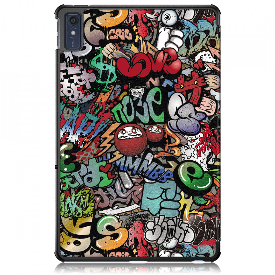 Husa tableta pentru Lenovo Tab M10 5G cu suport Multi-Unghi și functie Sleep/Wake , SKYDDAR FoldVision Colour - Urban vibe - 1 | YEO