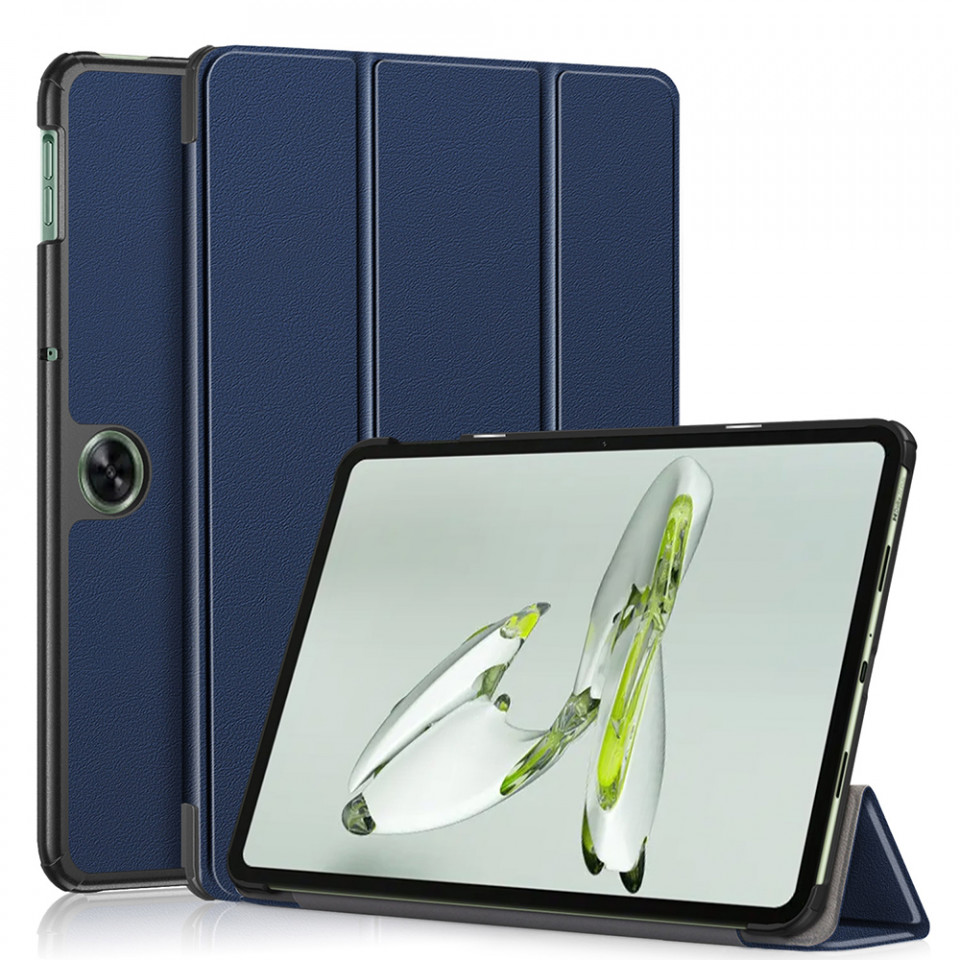 Husa tableta pentru OnePlus Pad Go / Oppo Pad Air2 / Oppo Pad Neo cu suport Multi-Unghi și functie Sleep/Wake , SKYDDAR FoldVision - Albastru