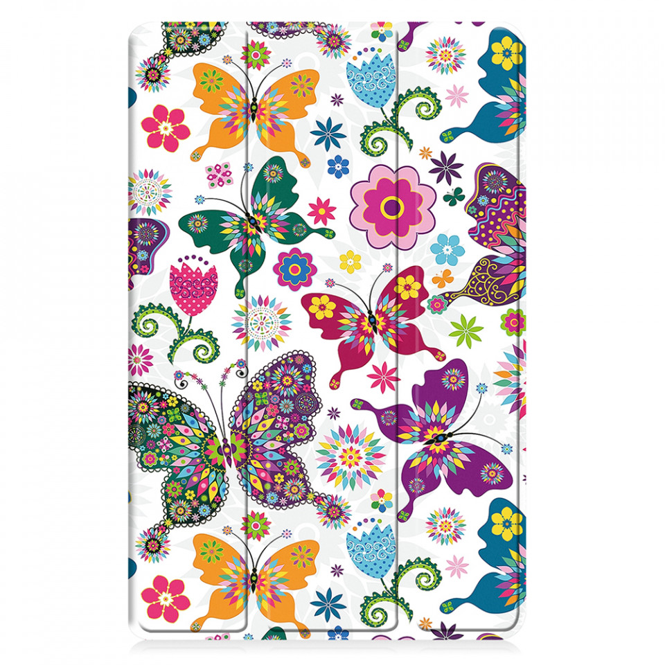 Husa tableta pentru Samsung Galaxy Tab A9 cu suport Multi-Unghi și functie Sleep/Wake , SKYDDAR FoldVision Colour - Butterfly - 1 | YEO