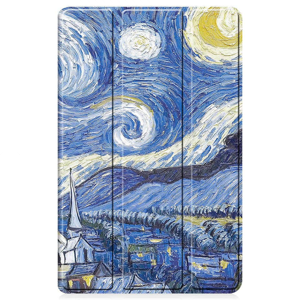 Husa tableta pentru Samsung Galaxy Tab A9 Plus cu suport Multi-Unghi și functie Sleep/Wake , SKYDDAR FoldVision Colour - Starry night - 2 | YEO