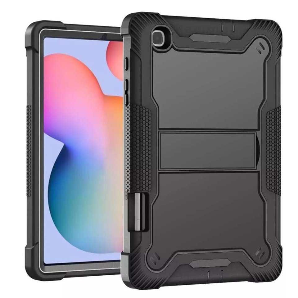 Husa tableta Samsung Galaxy Tab S6 Lite 10.4 P610/P615, Ideala pentru Utilizare Zilnica, Antisoc si Anti-zgarieturi, SKDR TabArmor - Negru