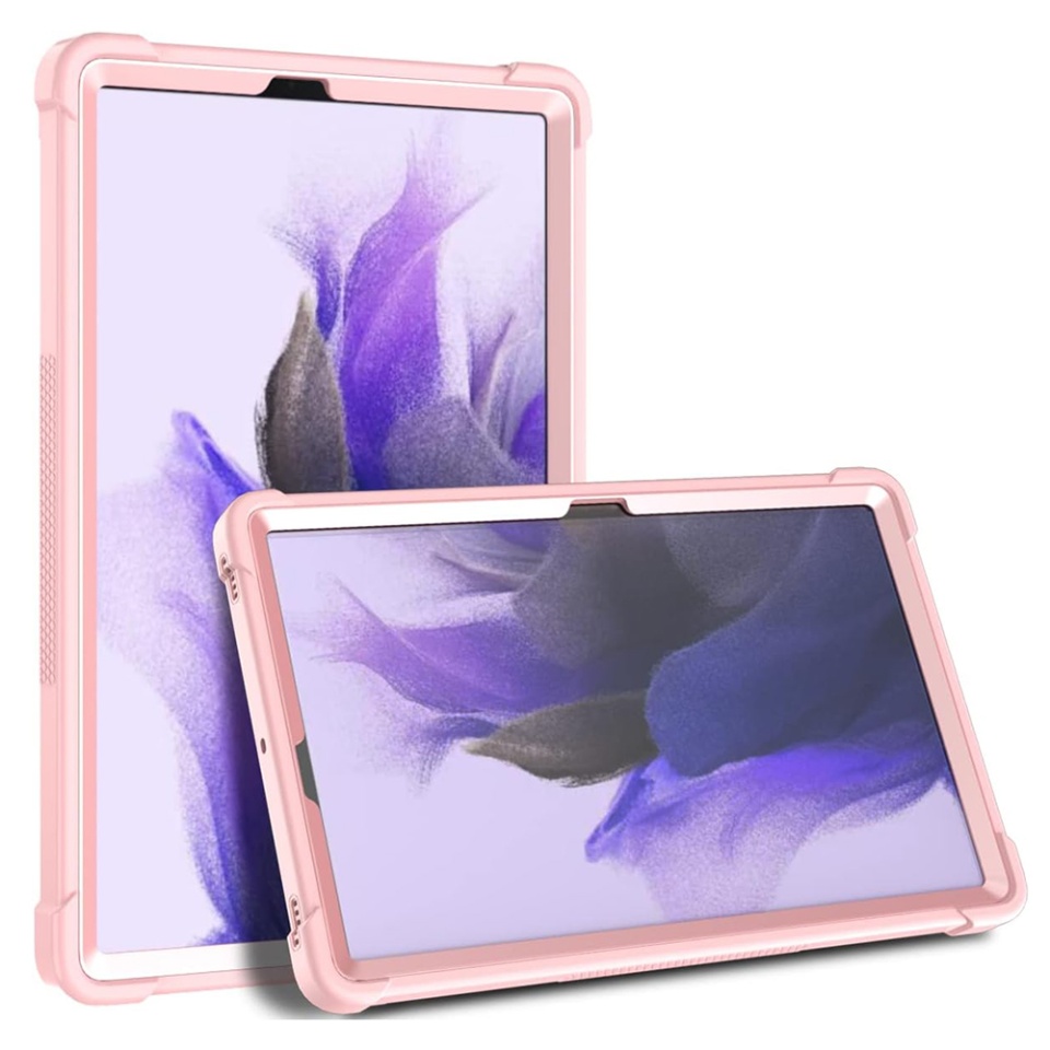 Husa tableta Samsung Galaxy Tab S7 Plus / S8 Plus, Ideala pentru Utilizare Zilnica, Antisoc si Anti-zgarieturi, SKDR TabArmor - Roz - 1 | YEO