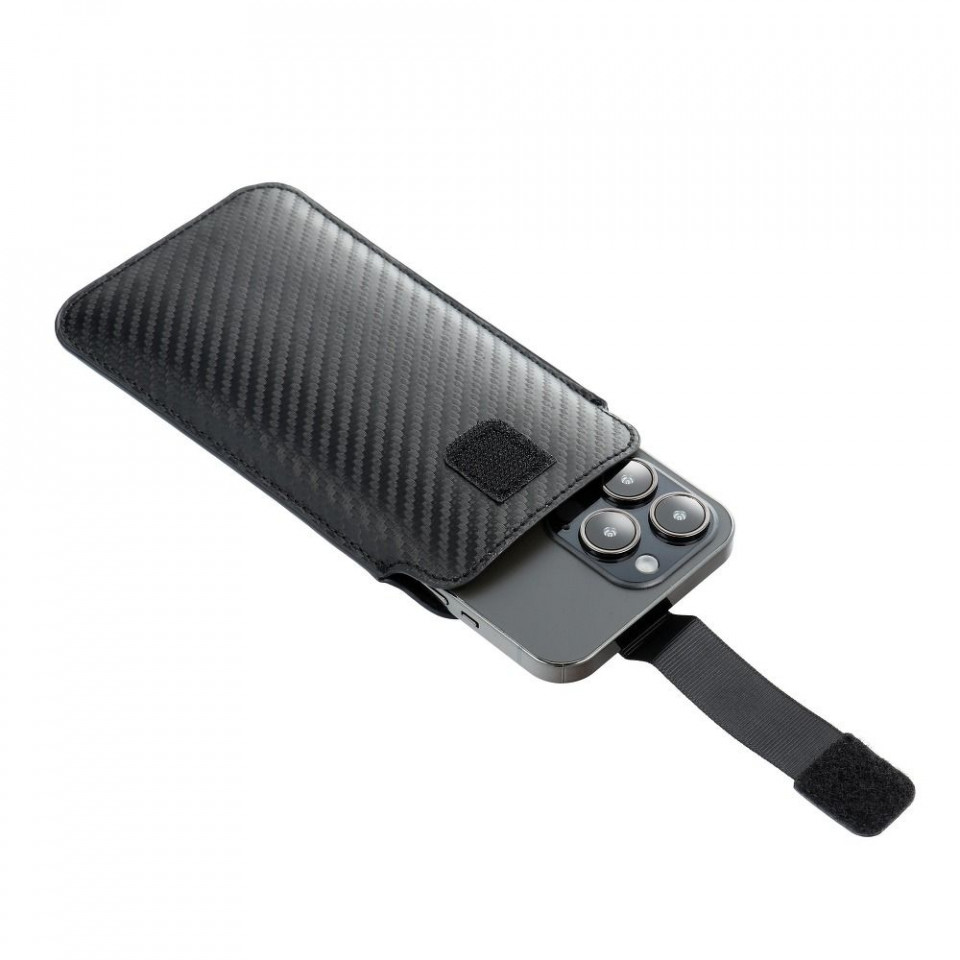 Husa Universala Carbon - Samsung A22 5G / S21 FE / A51 / A31 / M21 / A6 Plus 2018 / A7 2018 / Xiaomi Mi 11 Lite 5G / OPPO Reno 5 / Huawei Mate 20 Lite / P20 Lite - 2 | YEO