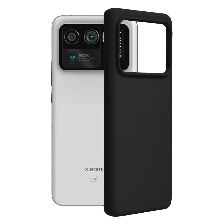 Husa Xiaomi Mi 11 Ultra din silicon moale, Techsuit Soft Edge - Negru