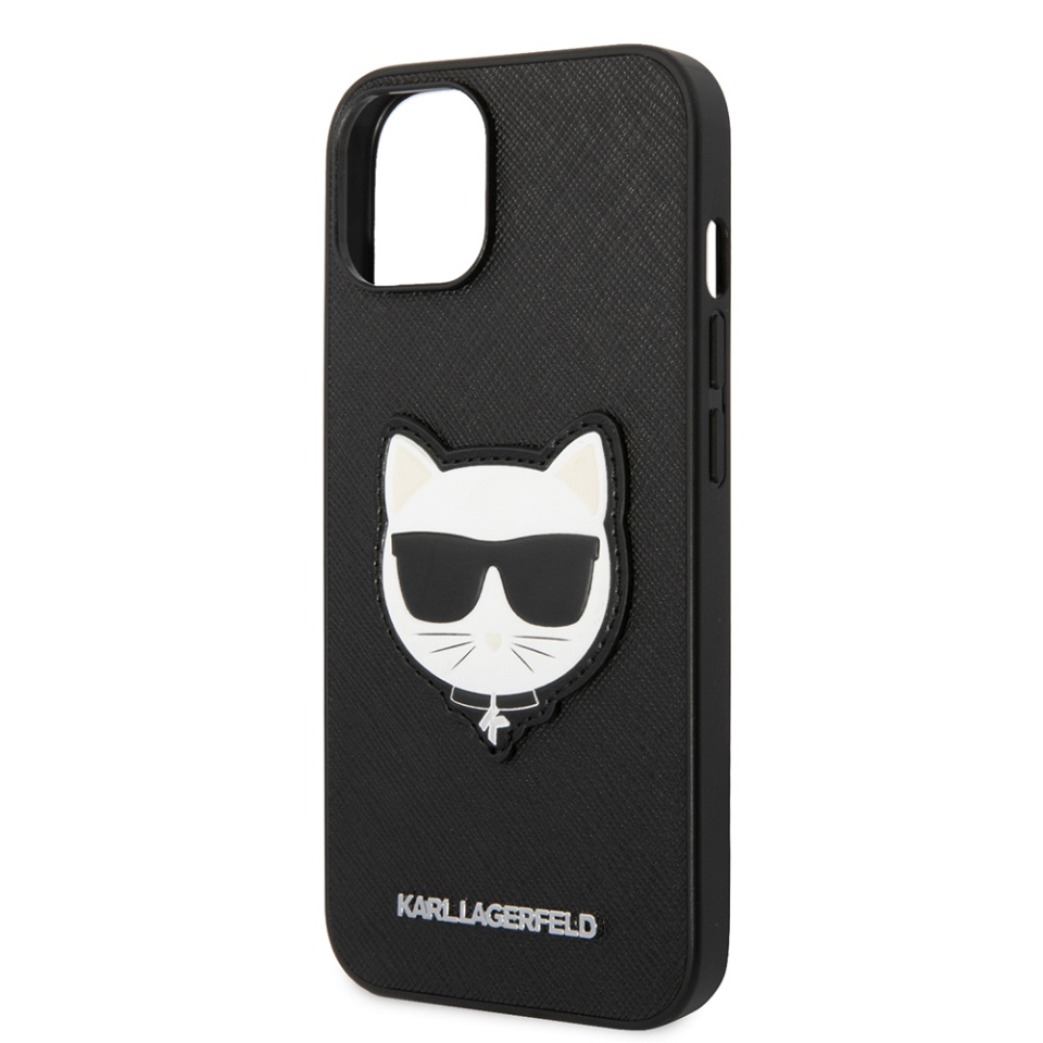 Huse pentru iPhone 14 Plus, Karl Lagerfeld, Saffiano, Negru - 1 | YEO
