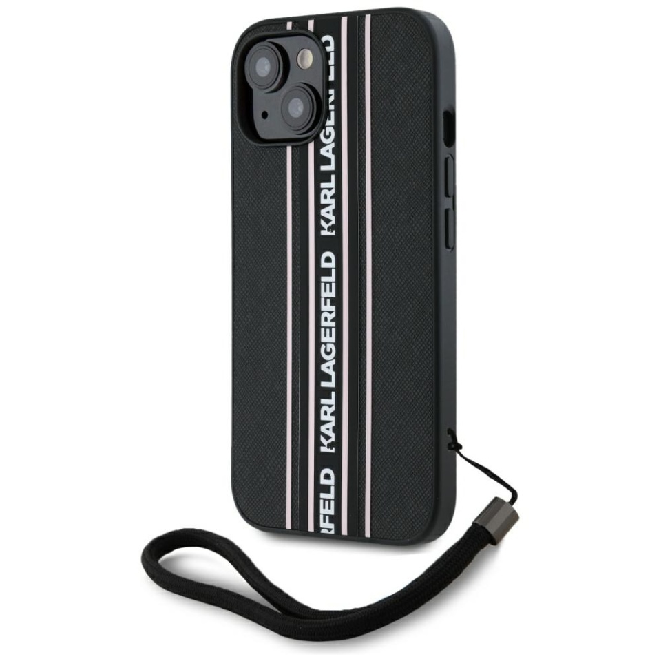 Huse pentru iPhone 15, Karl Lagerfeld, Saffiano Athleisure, Verde