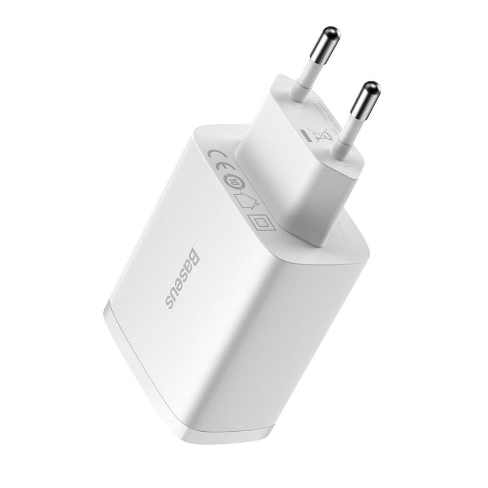 Incarcator de Priza 3xUSB, 17W, Baseus - Alb - 4 | YEO