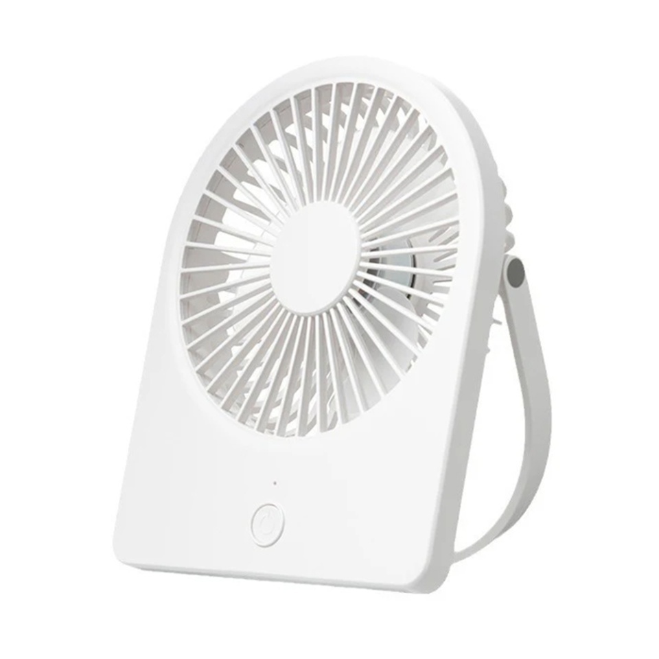 Mini Ventilator Portabil, CT-108, USB, 2W, Compact si Usor, set cu sticker, Alb