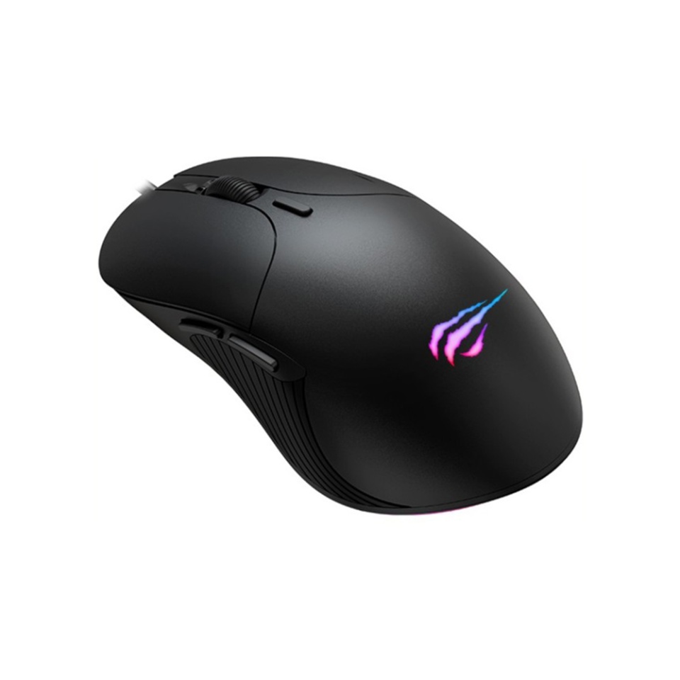Mouse gaming cu fir, RGB, 2400 DPI, Ergonomic desing, USB 5V, Havit MS1020WB, Negru - 1 | YEO