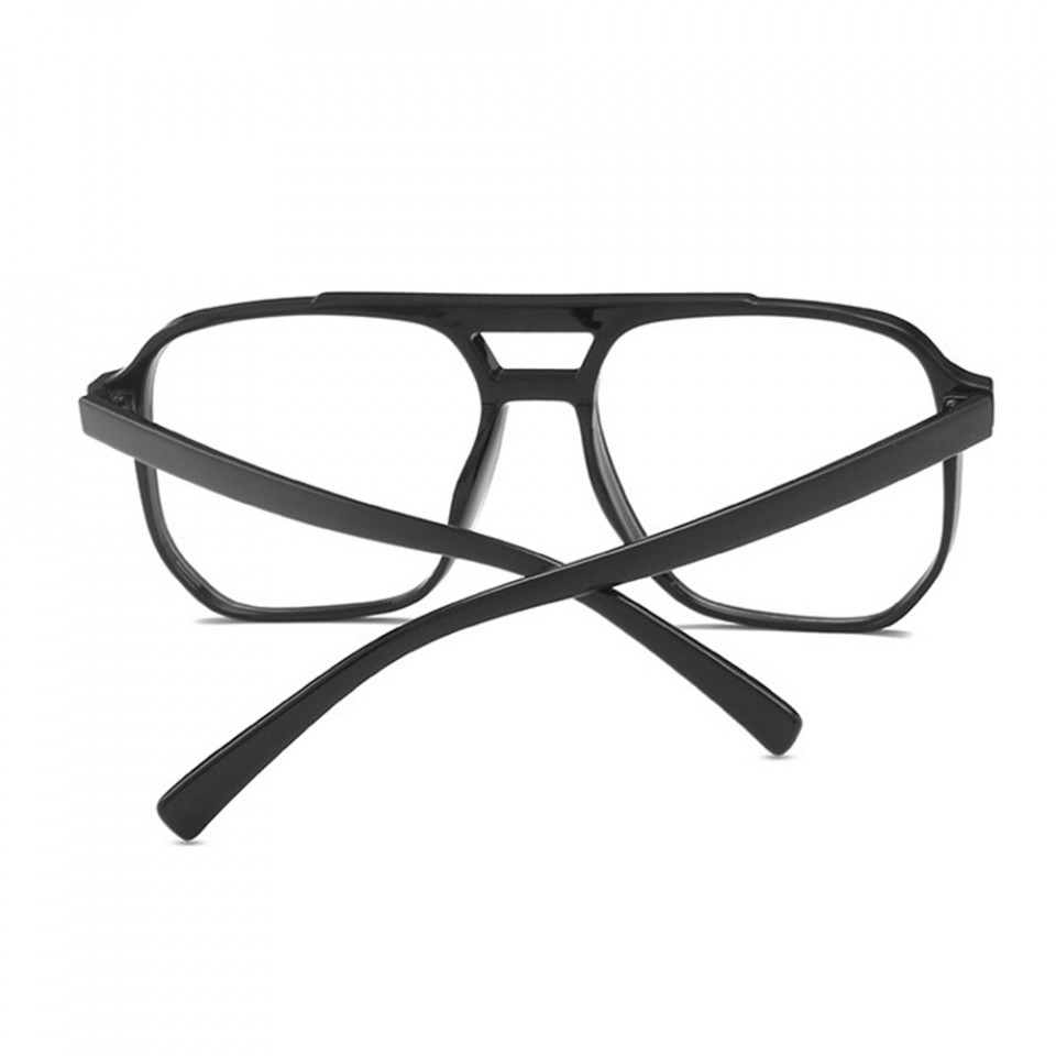 Ochelari calculator dama protectie lumina albastra, rama patrata, Techsuit (PC28014-C8) - Transparent - 3 | YEO