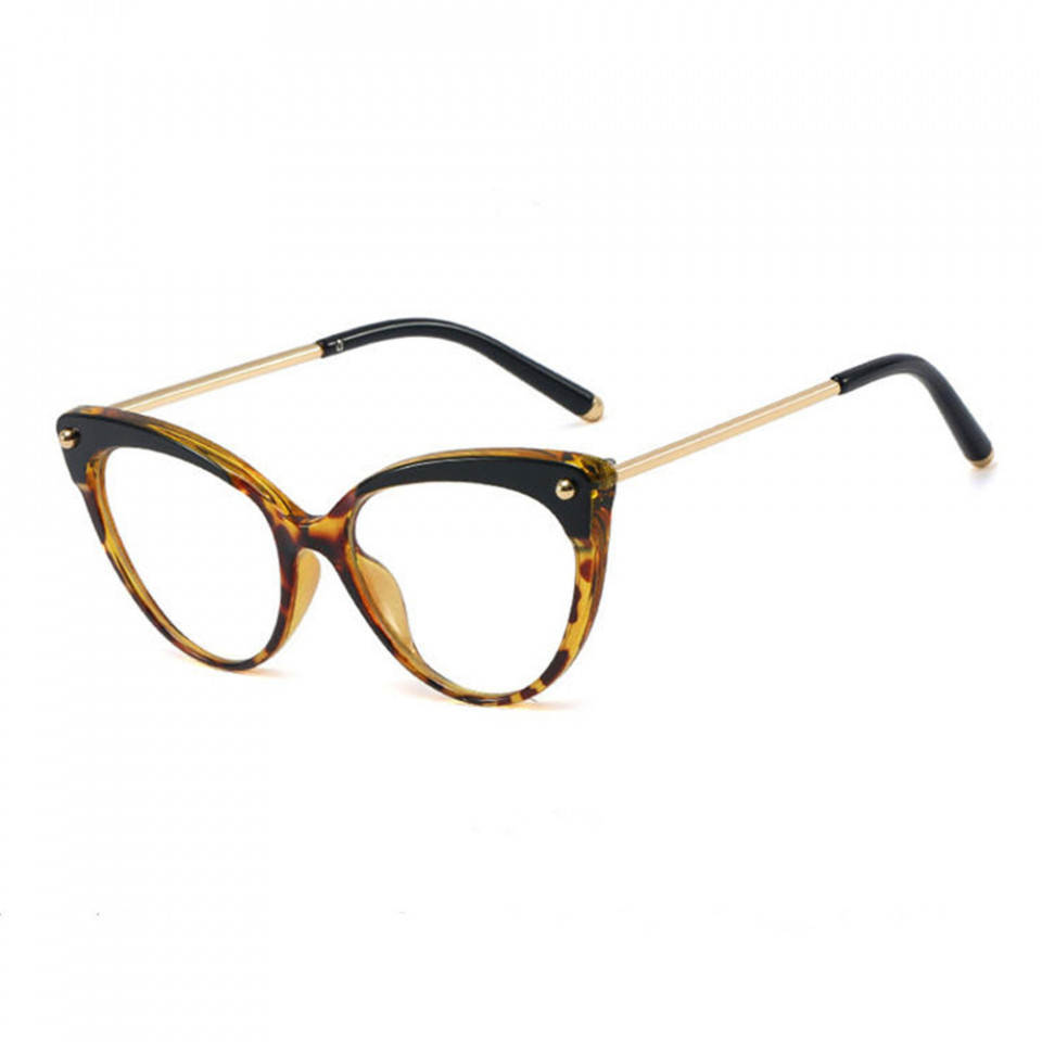 Ochelari calculator dama protectie lumina albastra, Techsuit (F93308) - Leopard