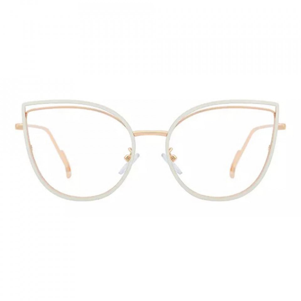 Ochelari calculator dama protectie lumina albastra, Techsuit (F95597-C6) - White - 1 | YEO