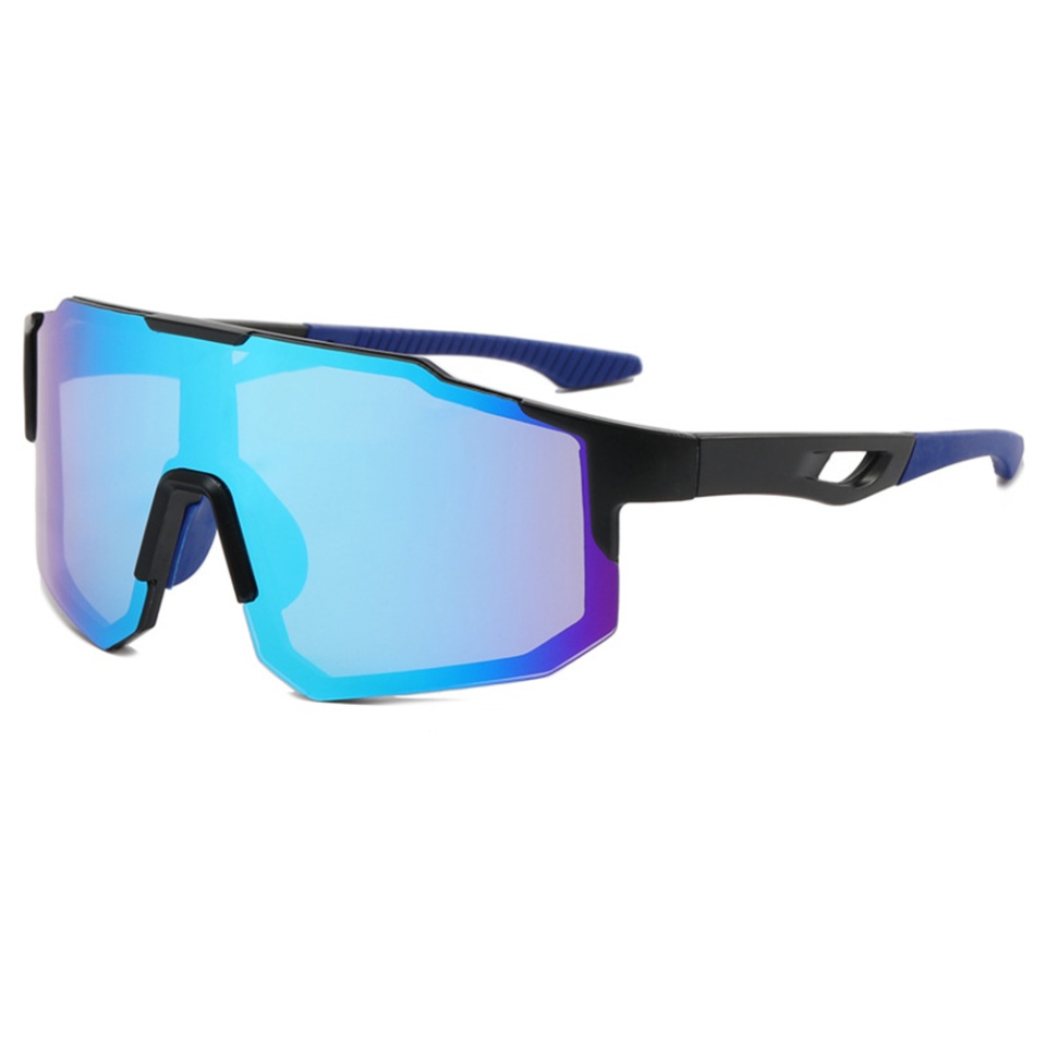 Ochelari de Ciclism și Activități Sportive Outdoor, cu Protecție UV, Ramă PC, Unisex 9337 - Negru Albastru