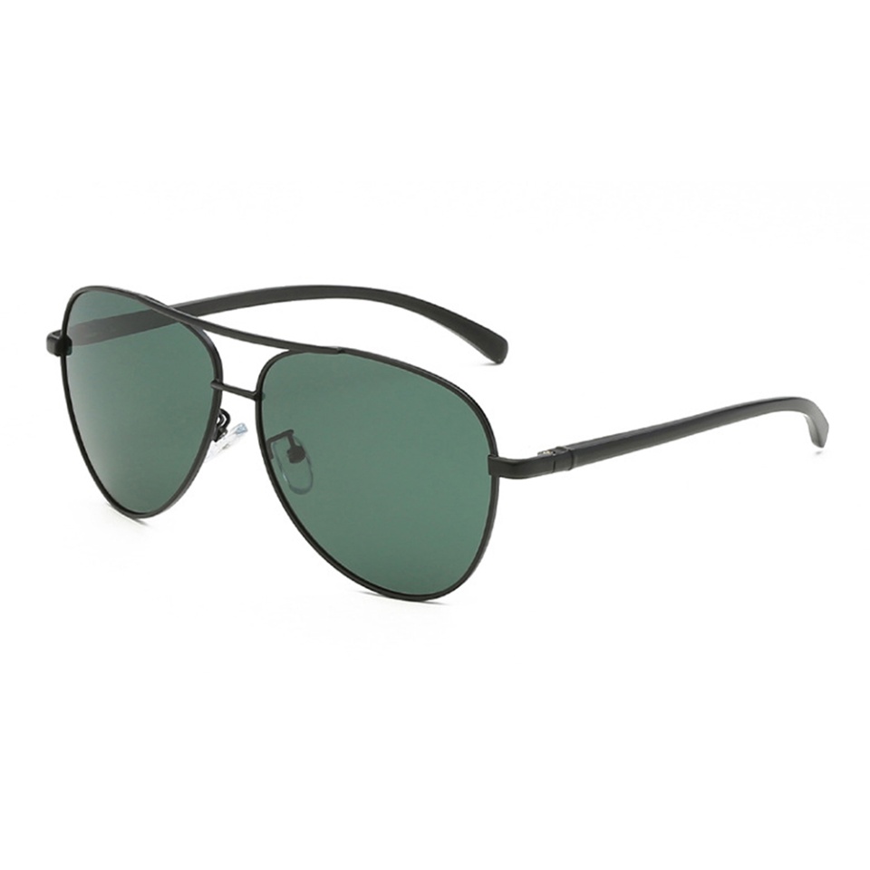 Ochelari de soare barbati, Polarizati, Skyddar 2150, Negru;verde