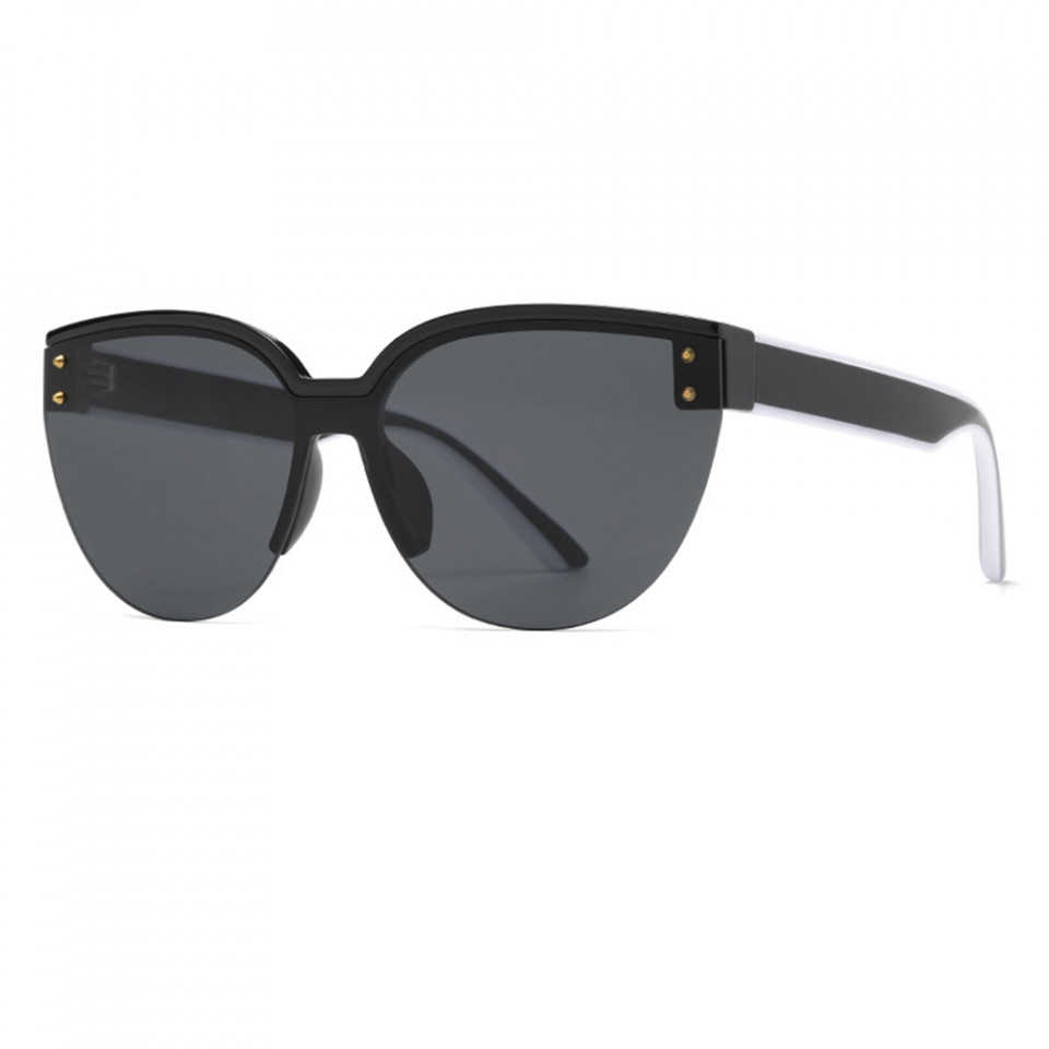 Ochelari de soare dama, Polarizati, Trendy, Skyddar Vistta 6506 - Negru Gri
