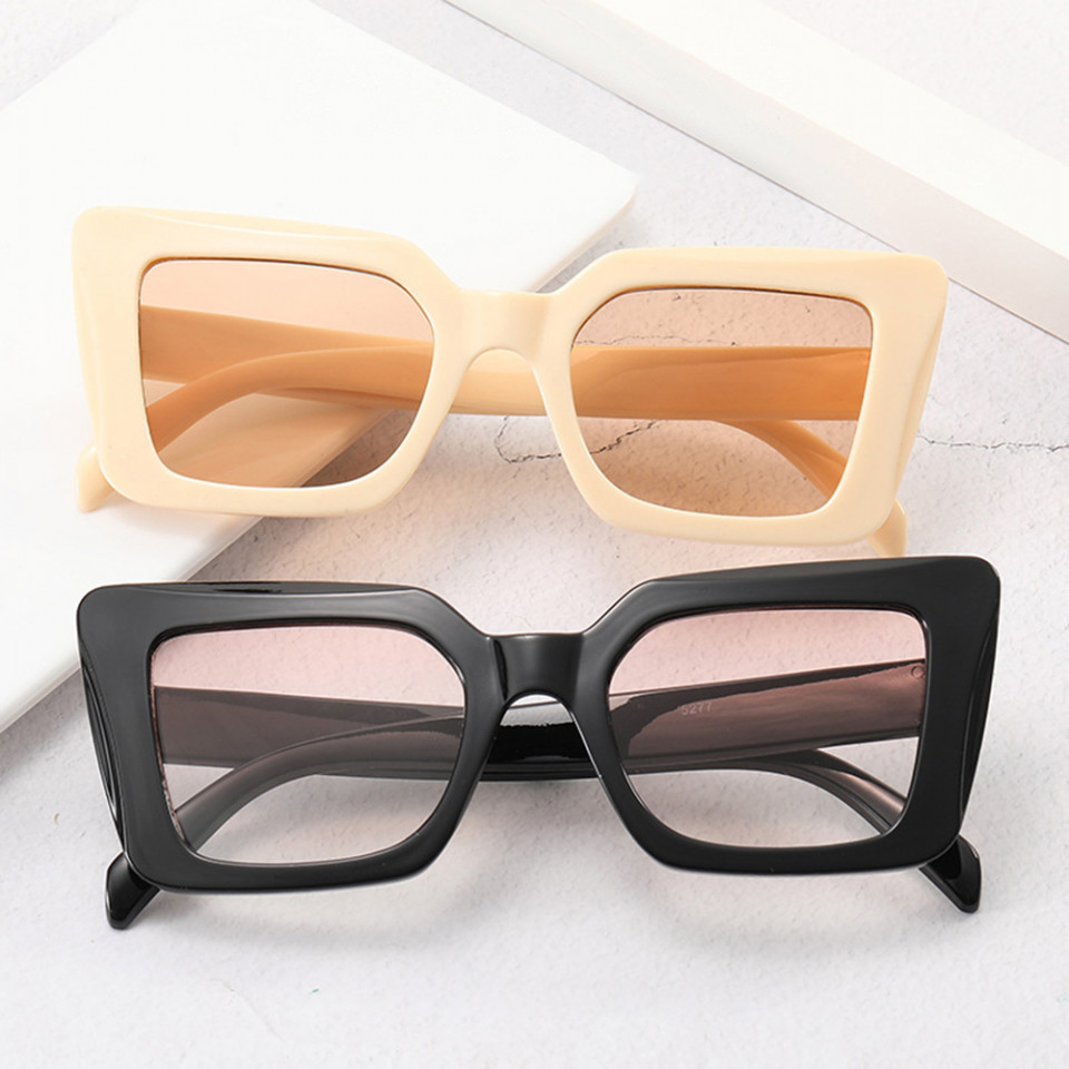 Ochelari de soare dama, rame Square, Skyddar Vistta 5277- Negru Gri - 1 | YEO