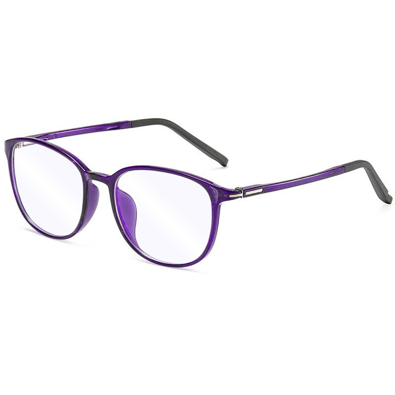 Ochelari Protectie Calculator, Ecran Telefon, Televizor, Gaming, anti Lumina Albastra, Antireflex, fara Dioptrii, SKDR OptiGlow F2822 - Mov