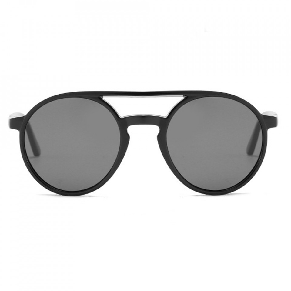 Ochelari soare unisex cu protectie UV (JB3851-C2), Techsuit - Black - 1 | YEO